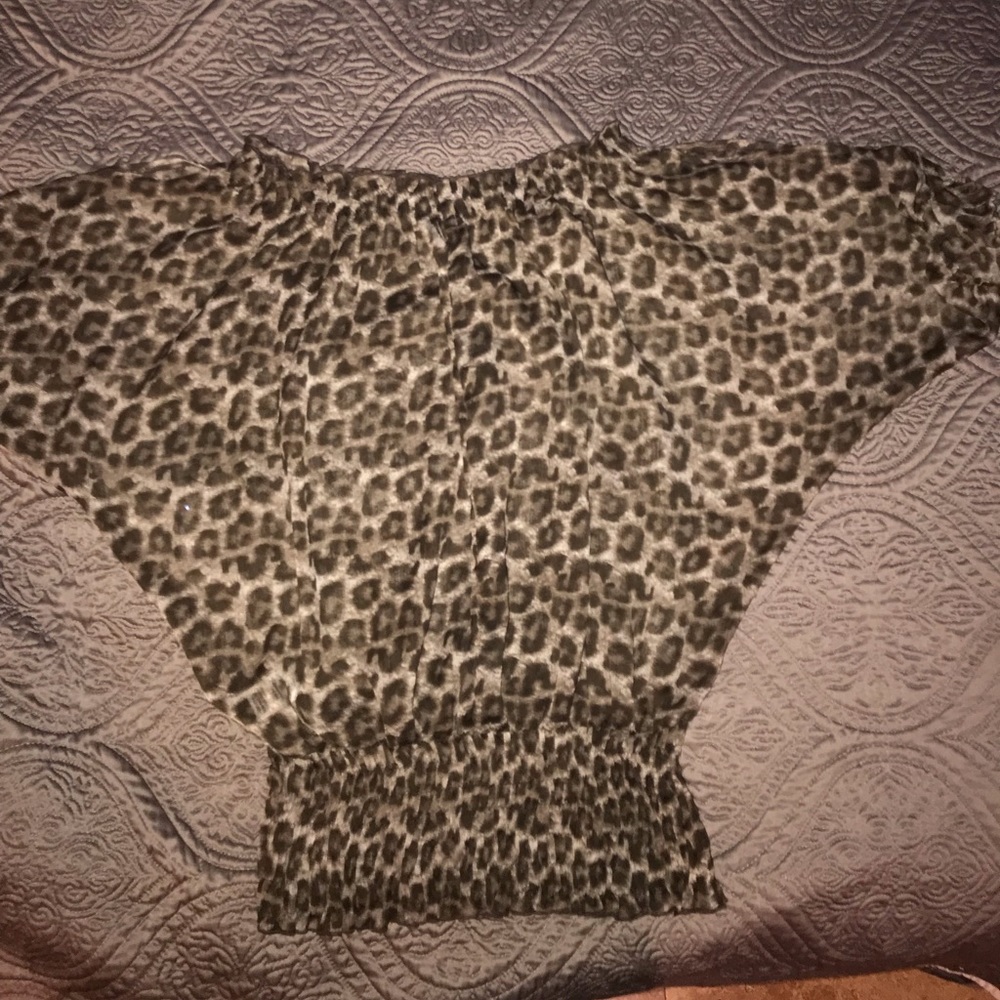 Leopard blouse